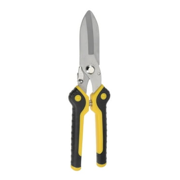 Uxcell Aviation Tin Snips9 Inch Stainless Steel Metal Cutter Shear with TPR Handle for Cutting Metal Copper Sheets