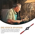 thumbnail image 4 of Shisuyan 1pc Practical Screw Die Stock Household Round Die Stock Spanner Steel Threading Tool, 4 of 8