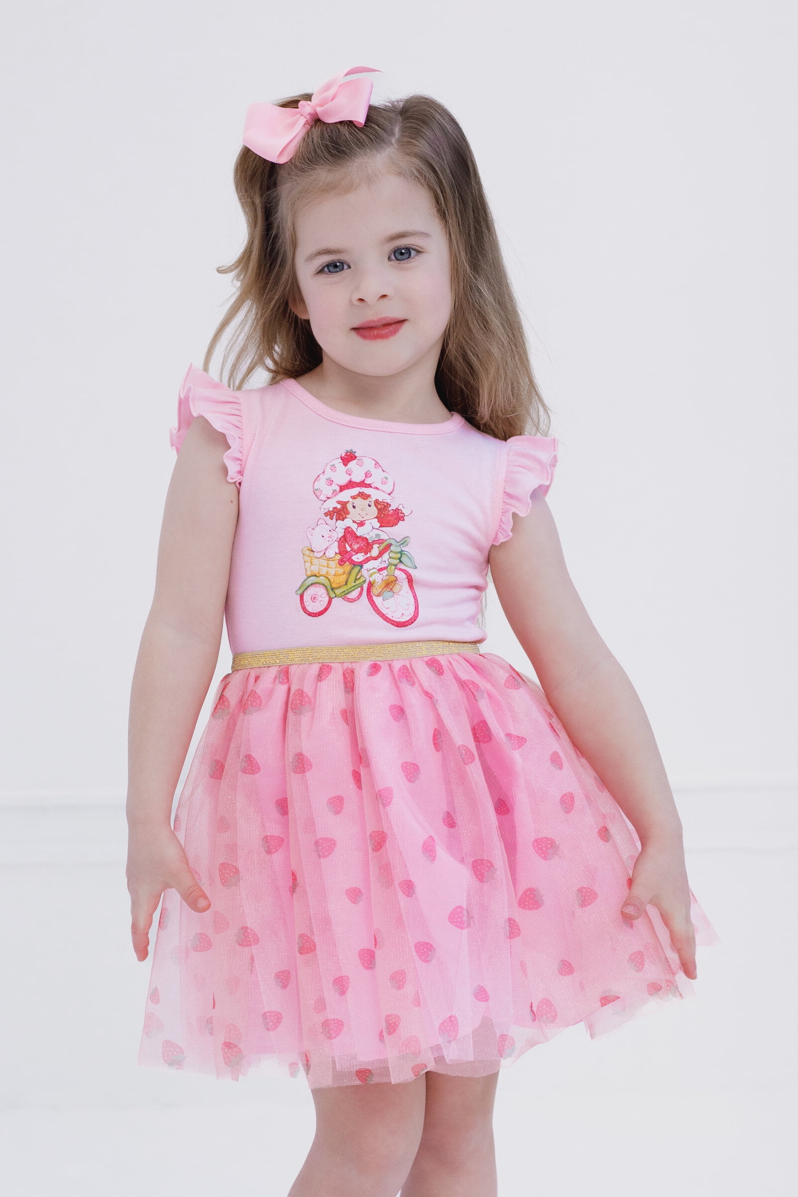 Strawberry Shortcake Tulle Dress Toddler to Big Kid
