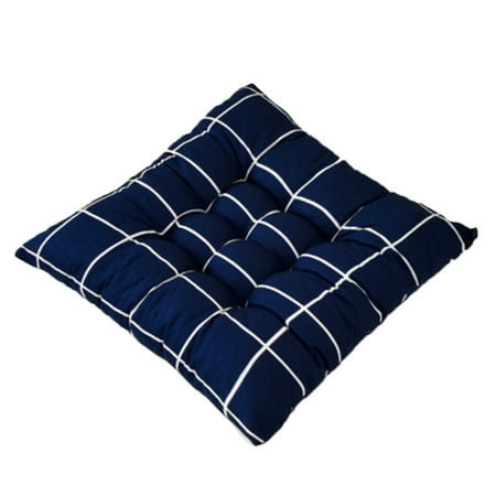

Ayyufe 40x40cm Soft Square Stripe Seat Home Office Tie on Chair Cushion Car Pad Pillow