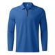 thumbnail image 4 of Camisa informal de manga larga para hombre: cuello vuelto, detalle de cremallera, color liso, poliéster, oficina/ocio, tallas 10-20 (EE. UU.), 4 of 5