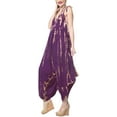 thumbnail image 2 of HAPPY BAY Women's Summer Spaghetti Strap Rompers Playsuit US 14-16W Purple-C130, 2 of 5