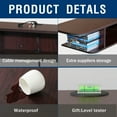 thumbnail image 3 of FITUEYES Floating TV Stands for TV's up to 55",41.3*11.8*7in, 3 of 5