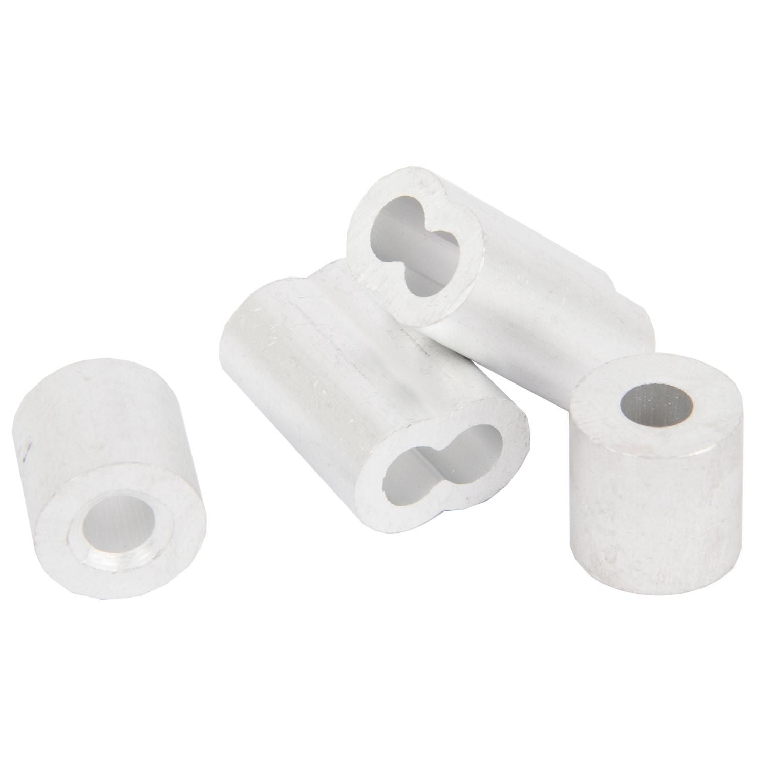 Forney Ferrules & Stops 1/4" Aluminum stops and ferrules (cable