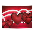 thumbnail image 5 of BCIG heart red sign decorate wall bedroom dorm heart girl heart hanging heart sign decoration, 5 of 6