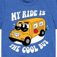 thumbnail image 3 of Instant Message - Cool School Bus - Toddler & Youth Short Sleeve Graphic T-Shirt, 3 of 5
