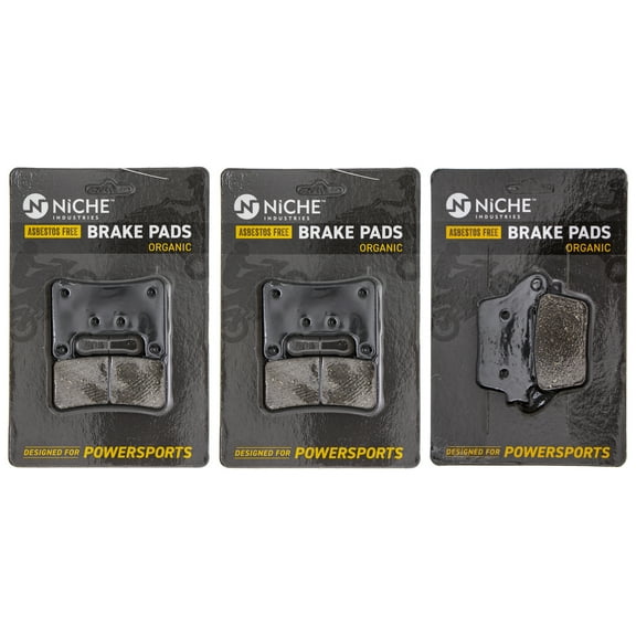 Niche Complete Organic Brake Pad Set for Suzuki GSXR1000 Motorcycle MK1002579