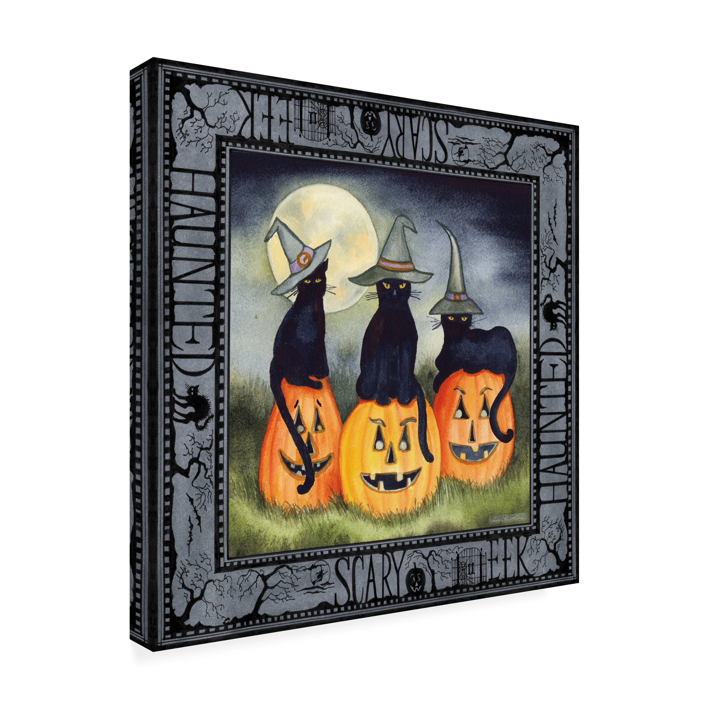 Trademark Fine Art 'Haunting Halloween Night II' Canvas Art by Kathleen Parr McKenna
