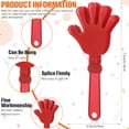 thumbnail image 2 of Baquetones de mano rojos y cencerros metálicos ZCYSRLQIN, 24 unidades, 2 of 7