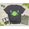 thumbnail image 3 of Cute Green Cabbage Vegetable Holding Fork and Spoon Standing T-Shirt Cabbage Lover Gift T Shirt for Men Women Kids Boys Girls Graphic Tshirt, 3 of 8