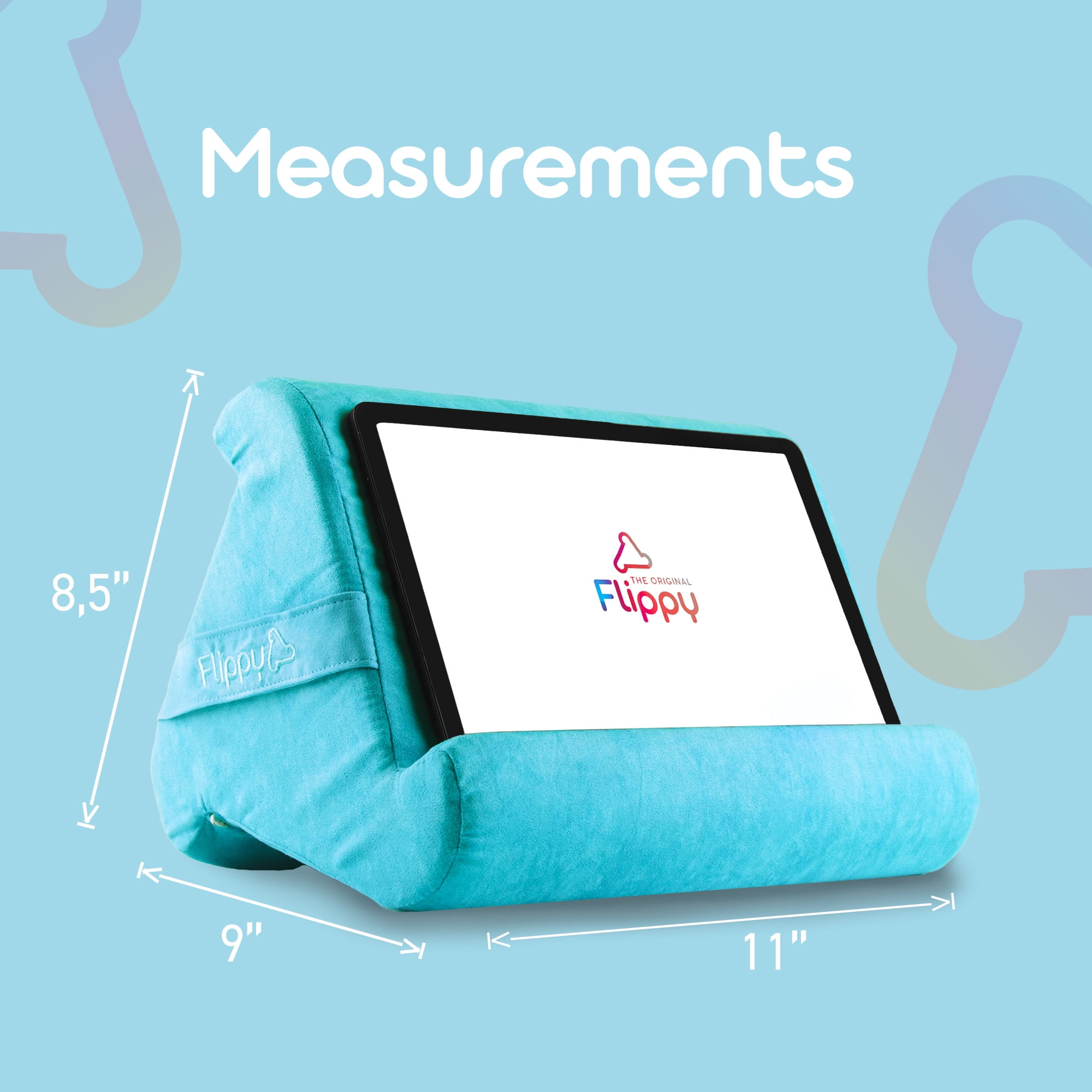 Flippy Tablet 4.0 Pillow Stand Holder for Lap Desk Bed Convenient Storage for Your Items Carry Strap Handle Compatible with iPads Tablets eReaders Smartphones Def Leopard Walmart