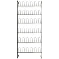 thumbnail image 5 of MyGift Wall Mounted Black Metal Entryway Shoe Storage Organizer, 5 of 5