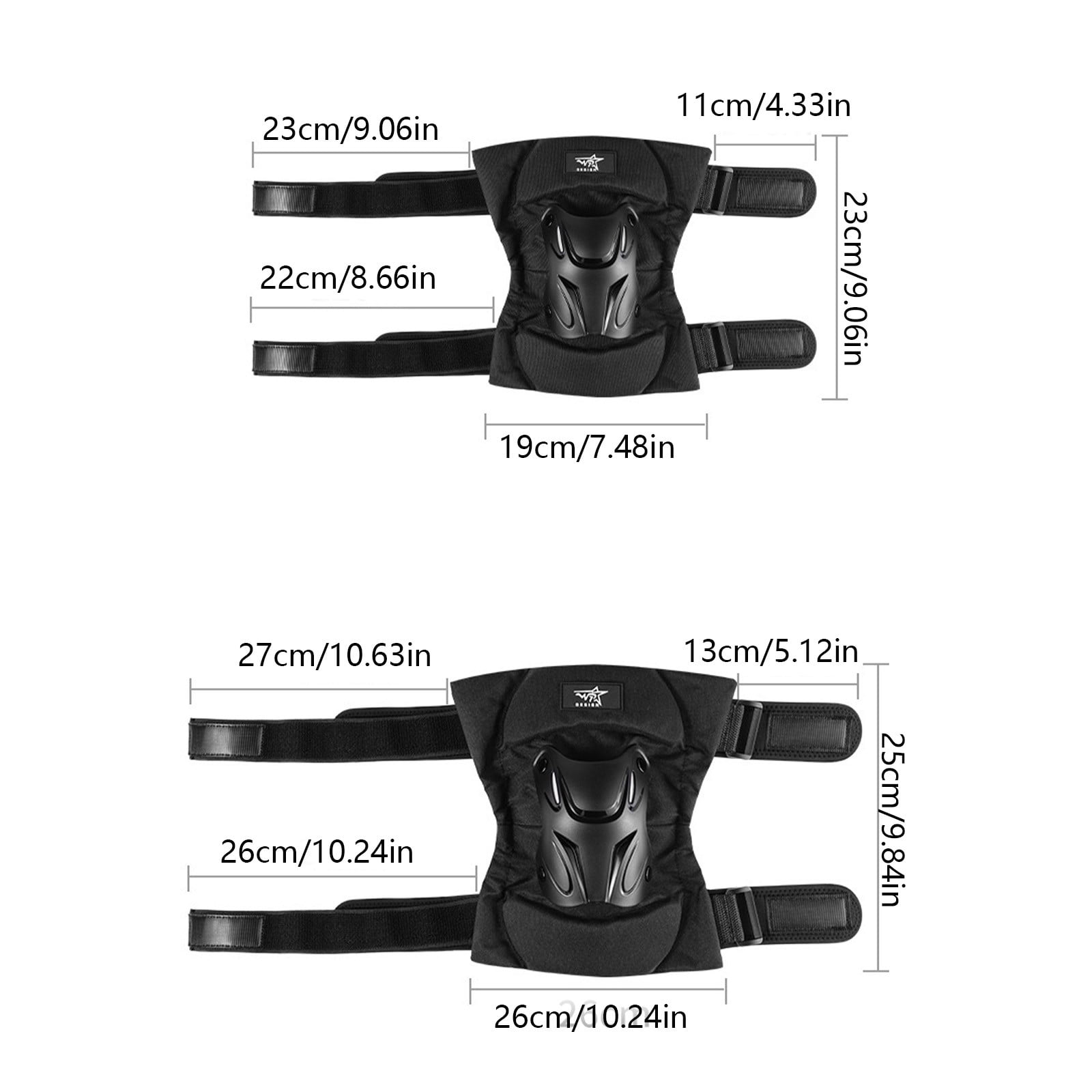 Ikohbadg Breathable Knee Elbow Protectors for Motorbikes Durable Fall Protection Joint Braces Comfortable Sports Abrasion Guards