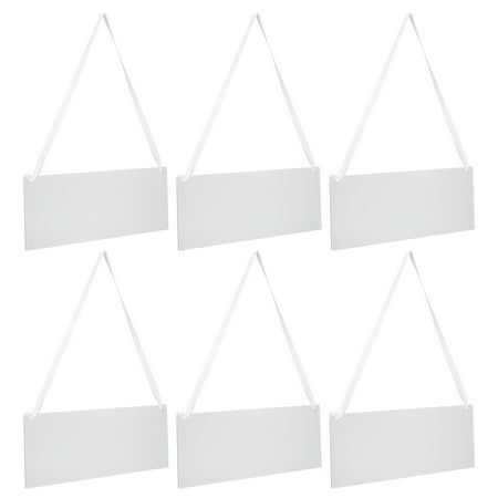 

Reserved Signboard Door Seating Chair Hanging Acrylic Signs for Wedding Chairs Blank White