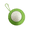 Bright Green, variant on UFO Shaped Clicker Fidget Keychain, Stress Relief ASMR Sensory Toy 5.8cm 3D Printed PLA