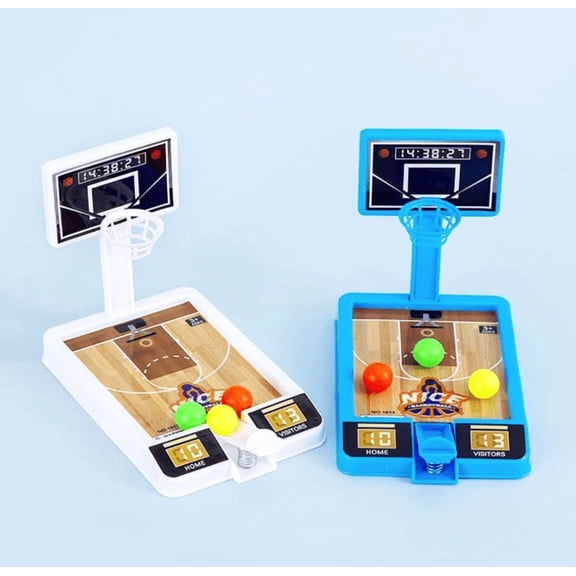 2 Pack Basketball Game Toys, Tabletop Basketball Shooting Game for Kids and Adults