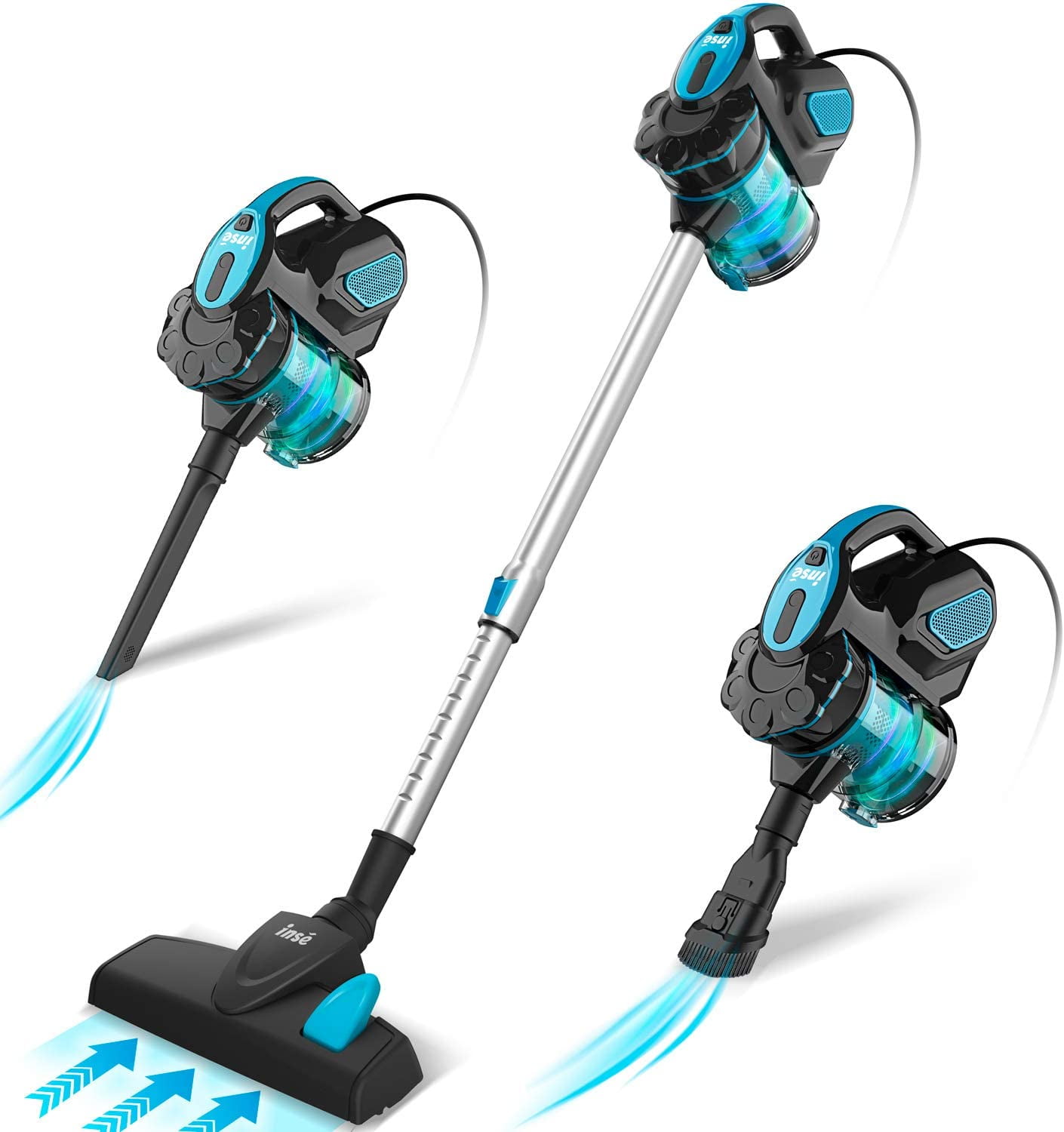 axGear Vacuum Cleaner Corded Bagless Stick 18 KPA Powerful Suction