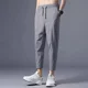 thumbnail image 2 of Pantalones holgados casuales para hombre, pantalones sueltos de verano largos y finos para hombre, ropa de calle de moda Harajuku, corte regular, diseñador clásico Xxxl Y2k, 2 of 5
