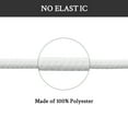 thumbnail image 3 of Shoelaces for Air Jordan 11,Replacement 5MM Shoe Laces Round Polyester Sneaker Shoes(Color:White,Size:50Inch), 3 of 5