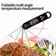 thumbnail image 4 of Termómetro de comida plegable digital para cocina - Negro, 4 of 6