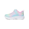 thumbnail image 4 of Skechers Girls Rainbow Flash-Light Up Velcro Strap Sneakers, 4 of 6