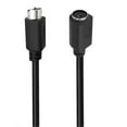 thumbnail image 1 of 3m Mini DIN 6 Pin Male to Female Extension Cable - Type A Straight Copper Core Cord, 1 of 4