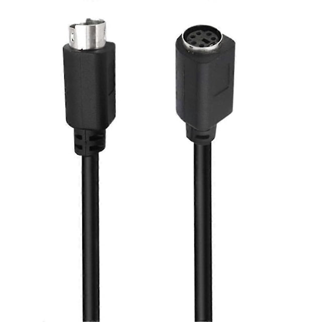 3m Mini DIN 6 Pin Male to Female Extension Cable - Type A Straight Copper Core Cord