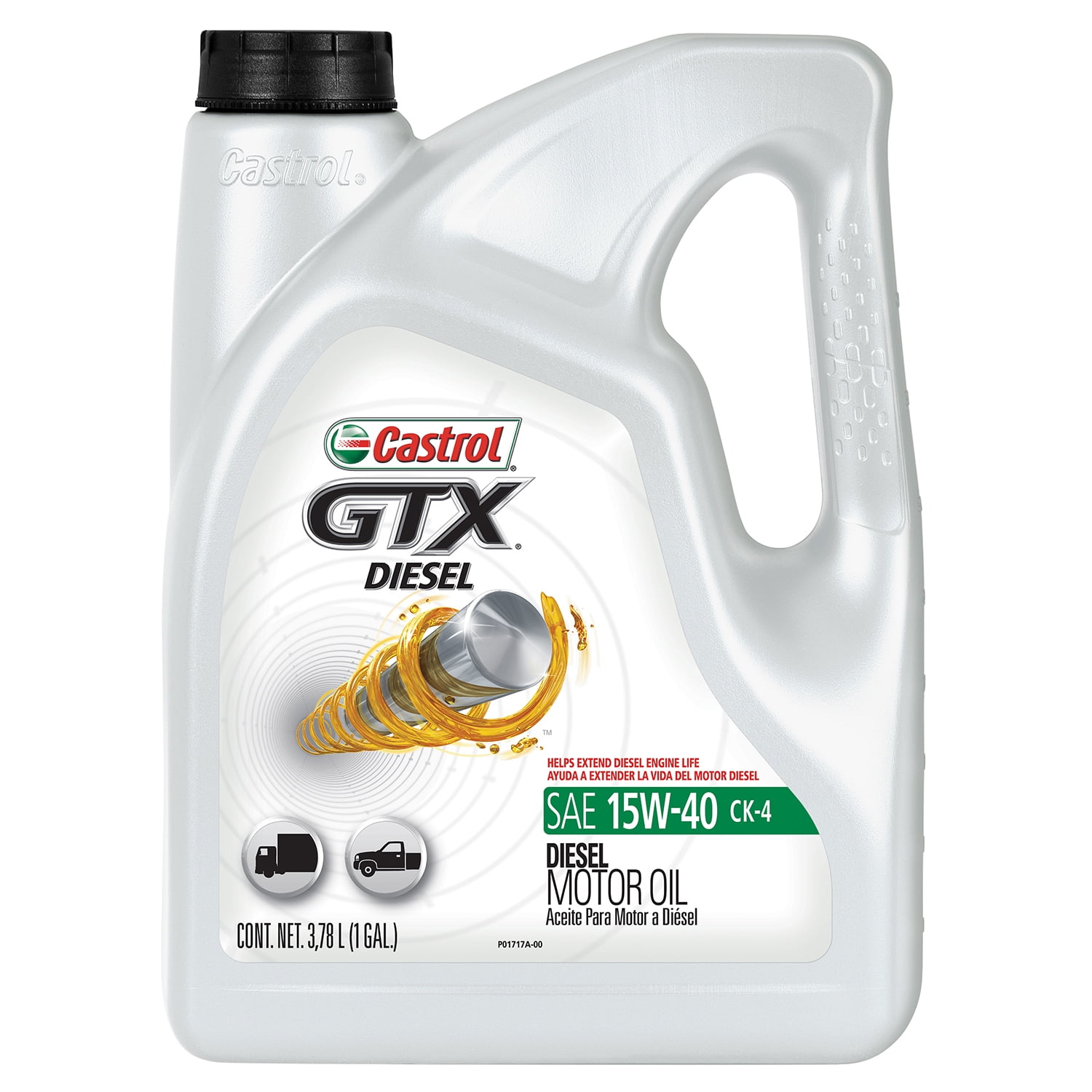 Castrol GTX CK-4 Conventional Diesel Motor Oil, 15W-40, 1 Gallon - Walmart.com - Walmart.com