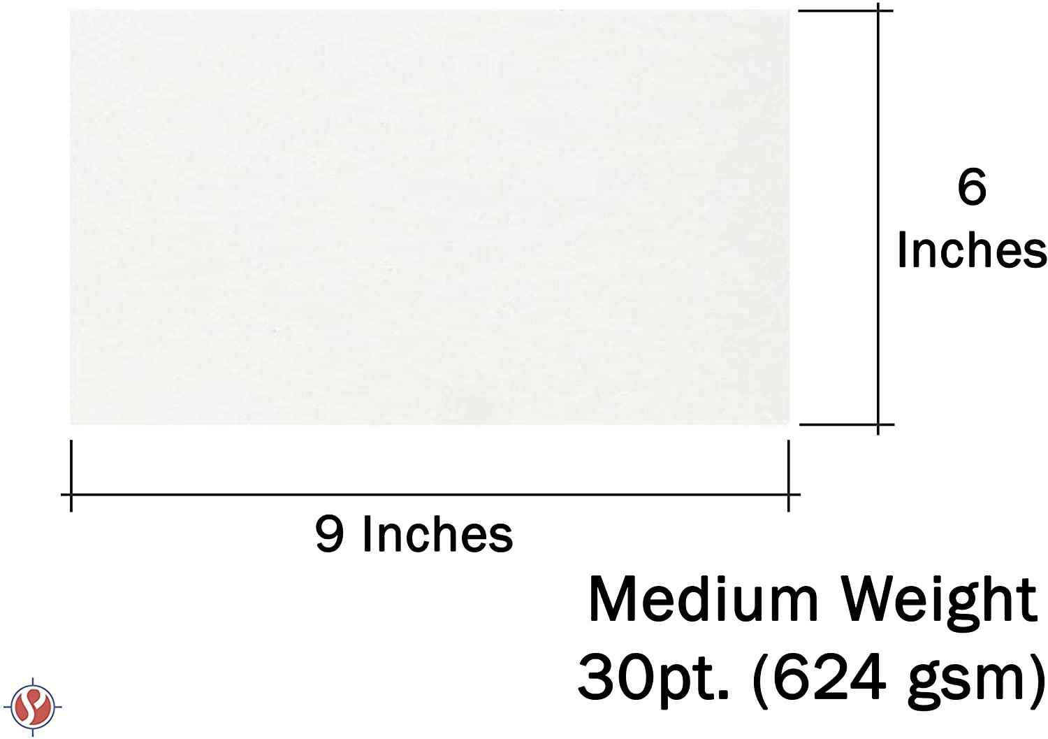 6 x 9" White Chipboard - Cardboard Medium Weight Chipboard Sheets - White on One Side - 25 Per Pack - image 5 of 5