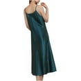 thumbnail image 2 of ZKCCNUK Nightgowns for Women V-Neck Sexy Sleeveless Solid Camisole Sleepshirts Dress S-XL, 2 of 2