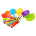 thumbnail image 1 of EeaseMX Juego de 12 cucharas medidoras de plástico de colores para cocina, 1 of 7