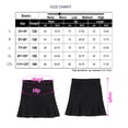 thumbnail image 5 of 2025 Girl's Denim Skirts Elastic Waist Pleated Toddler Girls Jean Skirt, 5 of 5