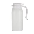 thumbnail image 3 of JS Gourmet 40.5oz (1200ml) Stainless Steel Double Walled Insulated White Coffee Carafe, Airpot Keeps Beverages Hot or Cold, 3 of 4