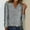 Gray, variant on FamilyThread Womens Sequin Tops V Neck Sparkly Glitter Blouses Trendy Long Sleeve Holiday Evening Party Shiny Dressy Shirts