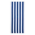 thumbnail image 3 of Mainstays Beach Collection Cabana Navy & White Striped Cotton-Blend Beach Towels (4 Count), 3 of 5