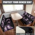 thumbnail image 2 of XYZCANDO Purple Butterfly RV Dinette Cushions Comfortable RV Decor Stylish Bench Seat Cover Universal Cushion Covers for Couches and Sofas Washable Slip Covers, 2 of 7