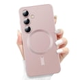 thumbnail image 1 of Funda Newseego Magnética de Lujo Metalizada para Samsung Galaxy S24 Rosa, 1 of 7