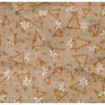 thumbnail image 4 of oneOone Cotton Poplin Twill Mandys Pink Fabric Texture & Triangle Geometric Sewing Craft Projects Fabric Prints By Yard 56 Inch Wide, 4 of 4