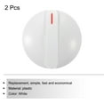 thumbnail image 3 of Unique Bargains Wh1x2721 Dryer Knob Replacement Selector Knob Easy to Install Plastic White 2 Pack, 3 of 5