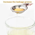 thumbnail image 3 of pitrice Egg Separator Stainless Steel White Yolk Filter Egg Sieve Extractor Kitchen Gadget Cooking Tool, 3 of 8