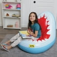thumbnail image 4 of Good Banana Shark Comfy Chair - Inflatable chair, furniture for kids, rec rooms, bedrooms, parties, 4 of 6