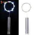 thumbnail image 2 of Spencer 6Pack 15 LED Wine Bottle Cork String Light, 4.92ft 1.5m Copper Wire Starry Lights for Bottle DIY Table Decoration Christmas Wedding Party "White", 2 of 8