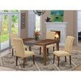 thumbnail image 4 of East West Furniture Dudley 5-piece Wood Dining Set in Mahogany/Light Fawn, 4 of 4