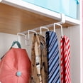 thumbnail image 3 of Roofei Cup Holder Under Cabinet - Extra Large Hook Distance, 8 Hook Coffee Cup Mug Holder for Kitchen （white）, 3 of 5