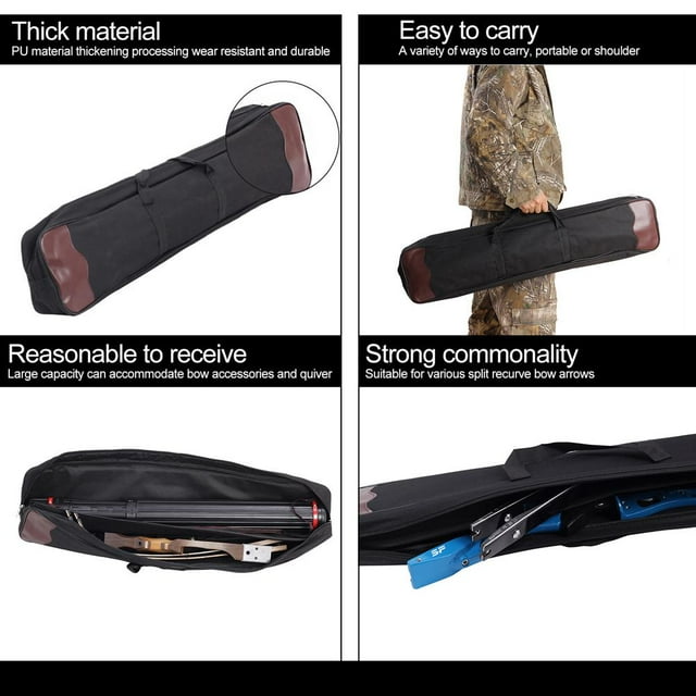 Archery Hand Bag,Recurve Bow Bag Outdoor Canvas Arrow Backpack Bag Recurve Bow Bag Maximized Efficiency