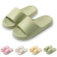 thumbnail image 2 of Celivon Shower Shoes For Women And Men Massage Pool Slides Soft Cushioned Anti-Slip Slides Slippers Comfort Green, 2 of 5