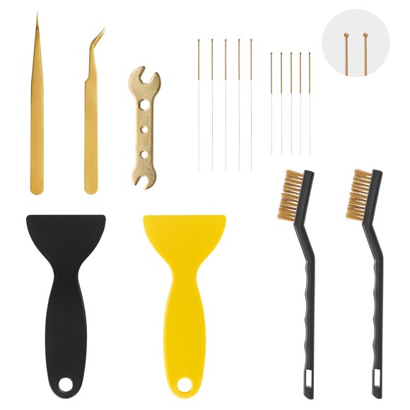 Kit de limpieza de boquillas para impresoras 3D MAYJOY, 17 unidades, para Ender, Anycubic