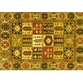 thumbnail image 1 of Ahgly Company Indoor Rectangle Persian Yellow Traditional Area Rugs, 7' x 9', 1 of 4