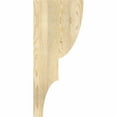 thumbnail image 3 of 4"W x 12"D x 28"H Ridgewood Rough Sawn Corbel, Douglas Fir, 3 of 9