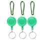 thumbnail image 1 of 3 uds cuerda de nailon herramienta antirrobo telescópica Mini hebilla de llavero retráctil antipérdida verde YUNYI BRAND Deportes, 1 of 8